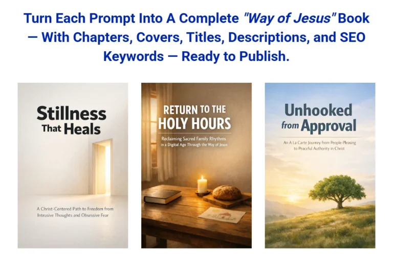 322 Prompts for The Way of Jesus Books