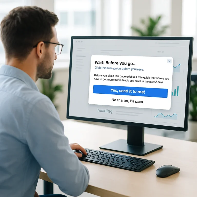 Exit Intent Popup Code Generator