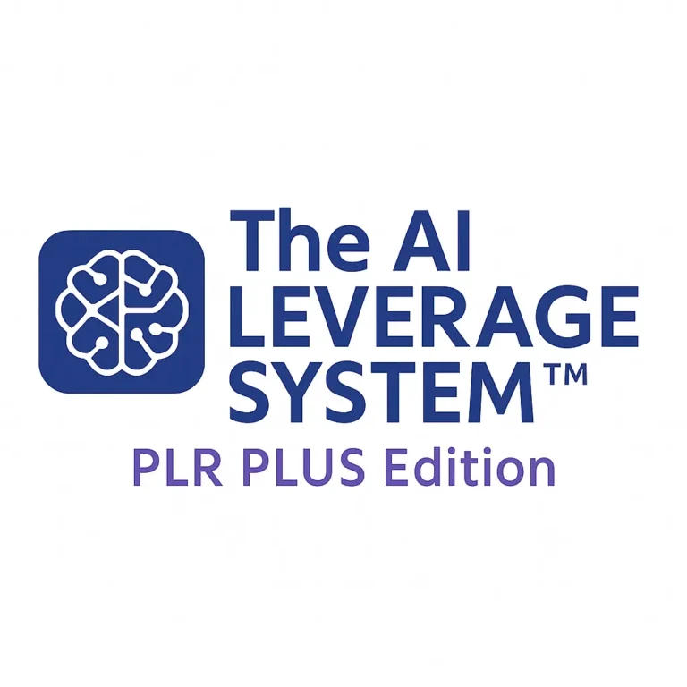 AI Leverage System Review: Automate & Sell Your Own AI Product The AI Leverage System™ – PLR PLUS Edition
