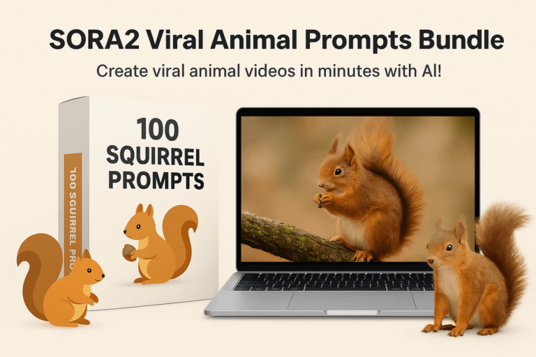 SORA2 Viral Animal Prompts Bundle