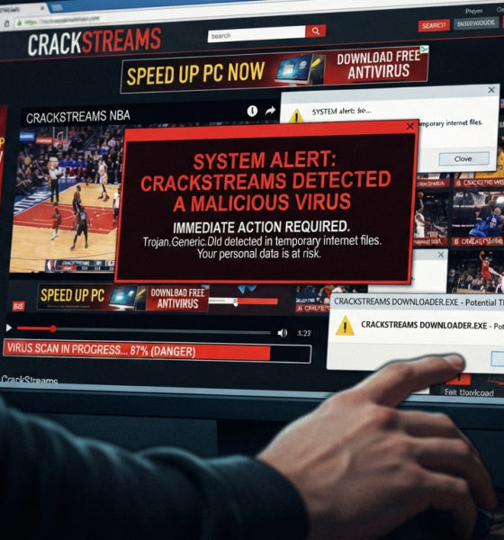 Crackstreams virus