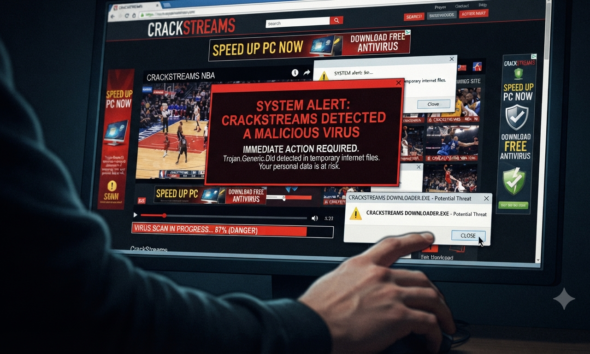 Crackstreams virus