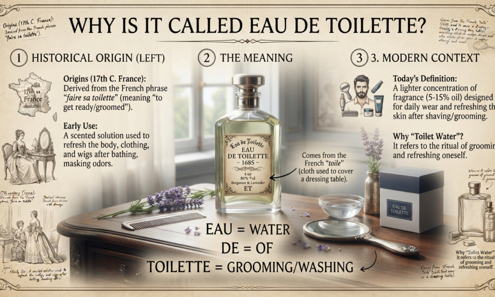 Why is it called eau de toilette