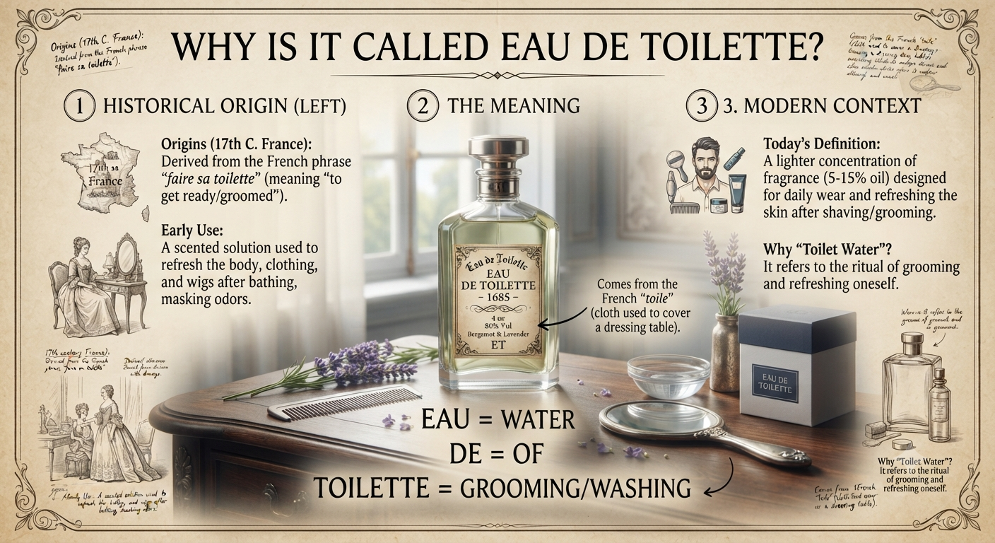 Why is it called eau de toilette
